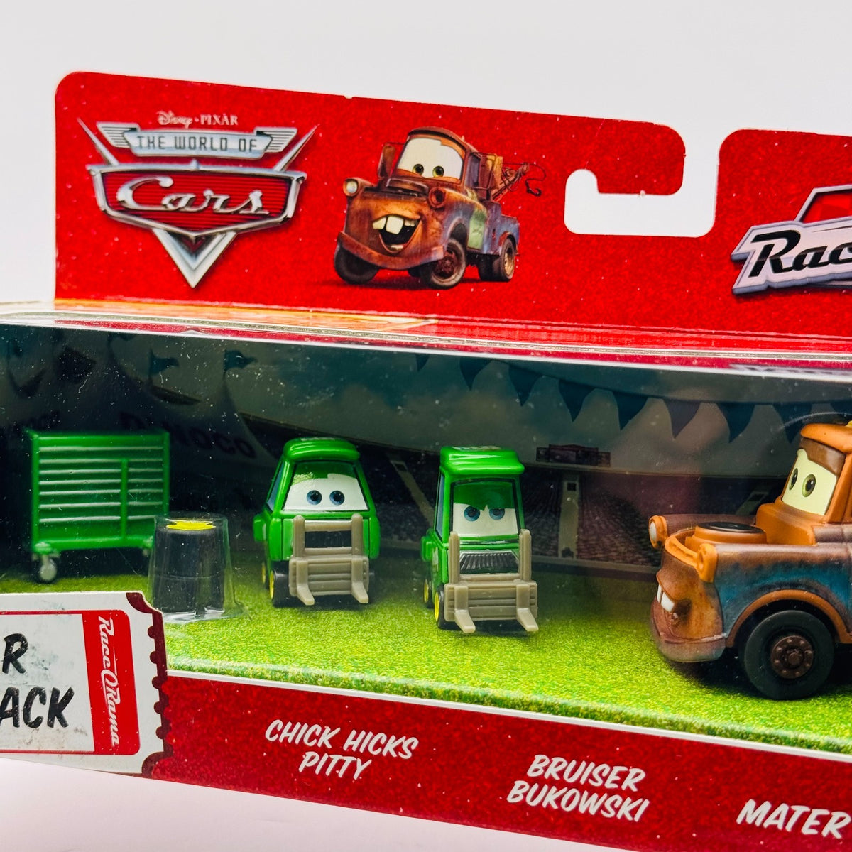 Disney Pixar Cars - TEAM HTB CREW CHICK HICKS PITTYS 3-PK 2009 - 1:55 Diecast