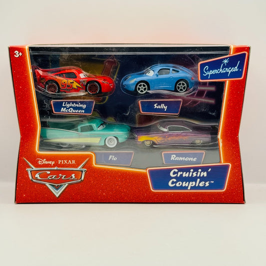 Disney Pixar Cars - CRUISIN' COUPLES 4-PK FLO Supercharged 2007 - 1:55 Diecast