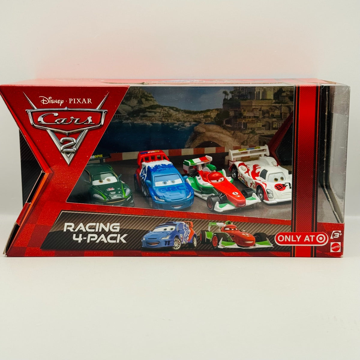 Disney Pixar Cars - CARS 2 WGP RACING 4-PK FRANCESCO SHU NIGEL - 1:55 Diecast