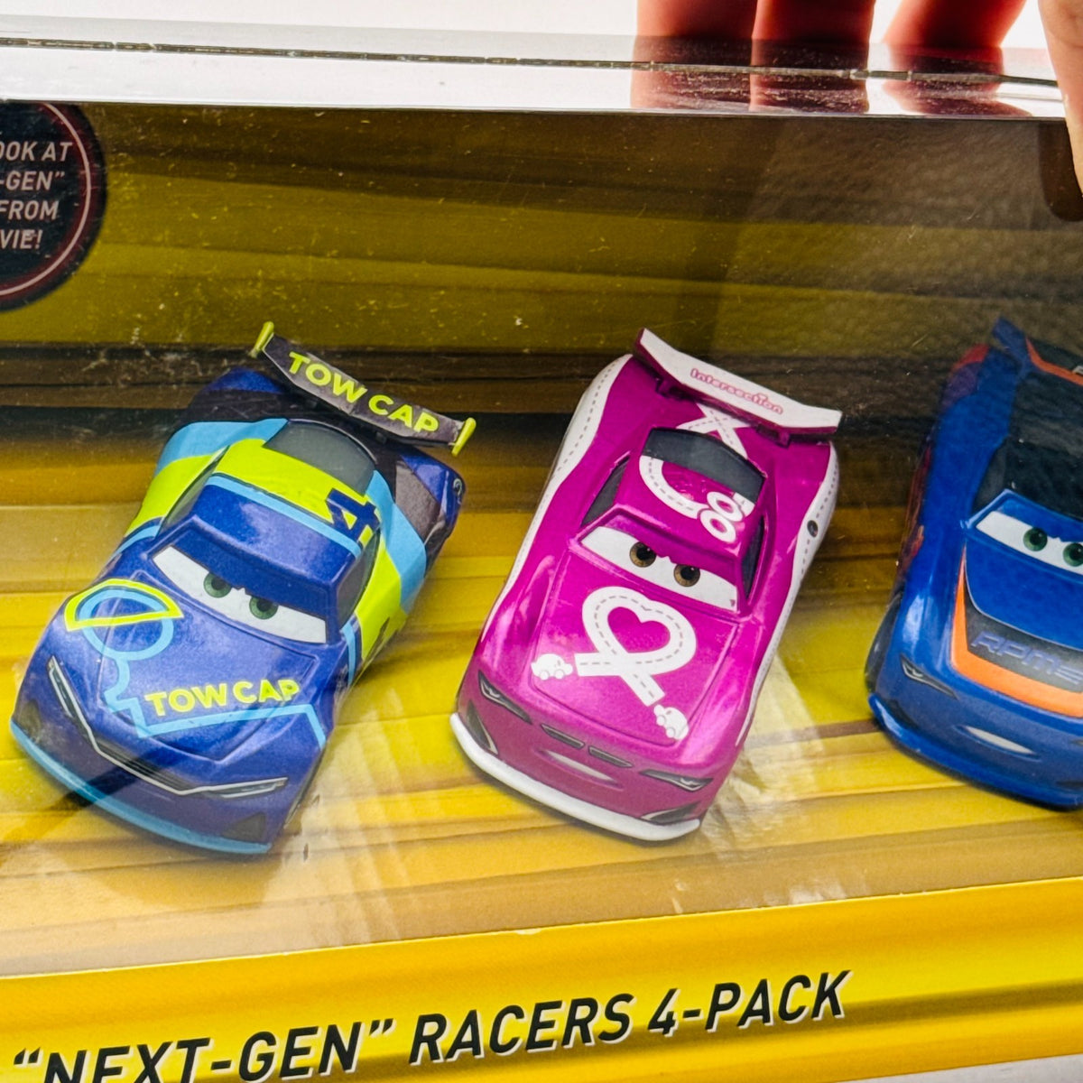 Disney Pixar Cars - NEXT-GEN RACERS 4-PK STEVE SLICK LAPAGE 2017 - 1:55 Diecast