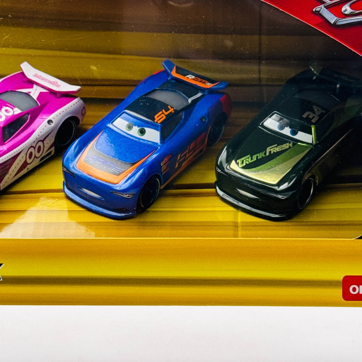 Disney Pixar Cars - NEXT-GEN RACERS 4-PK STEVE SLICK LAPAGE 2017 - 1:55 Diecast