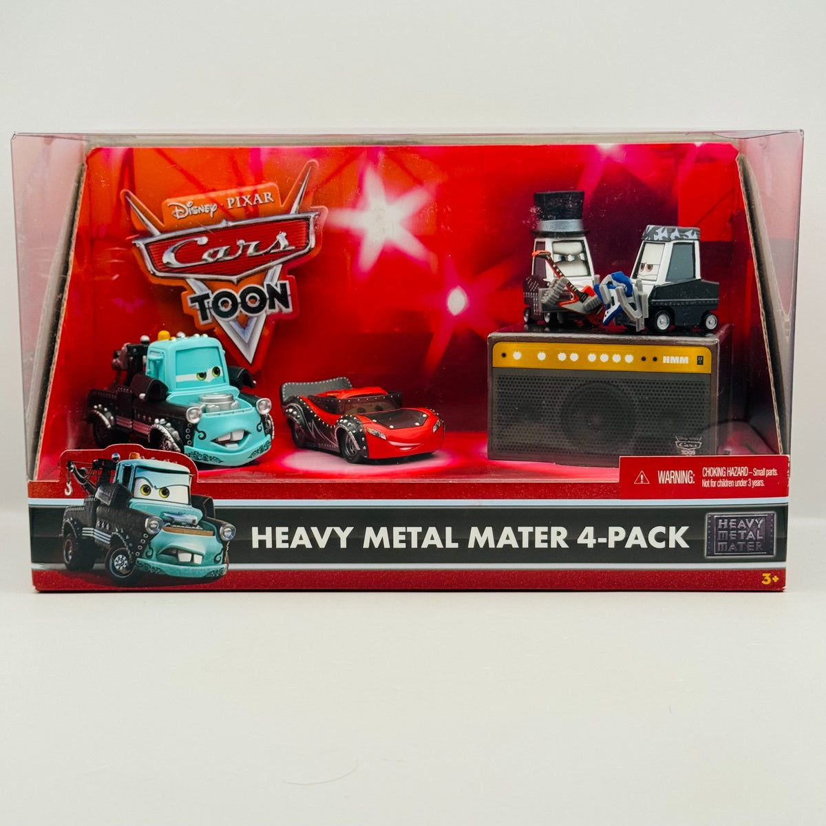 Disney Pixar Cars Toon - HEAVY METAL MATER 4-PK Heavy Metal Mater - 1:55 Diecast