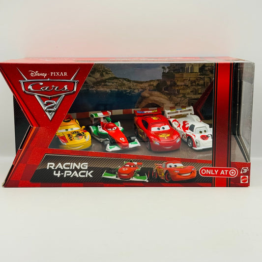 Disney Pixar Cars - CARS 2 WGP RACING 4-PK FRANCESCO SHU MIGUEL - 1:55 Diecast