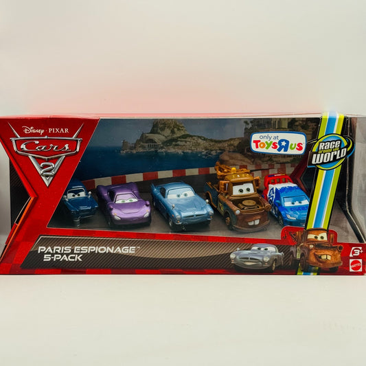 Disney Pixar Cars - PARIS ESPIONAGE 5-PK TOMBER WITH OIL CAN 2011 - 1:55 Diecast