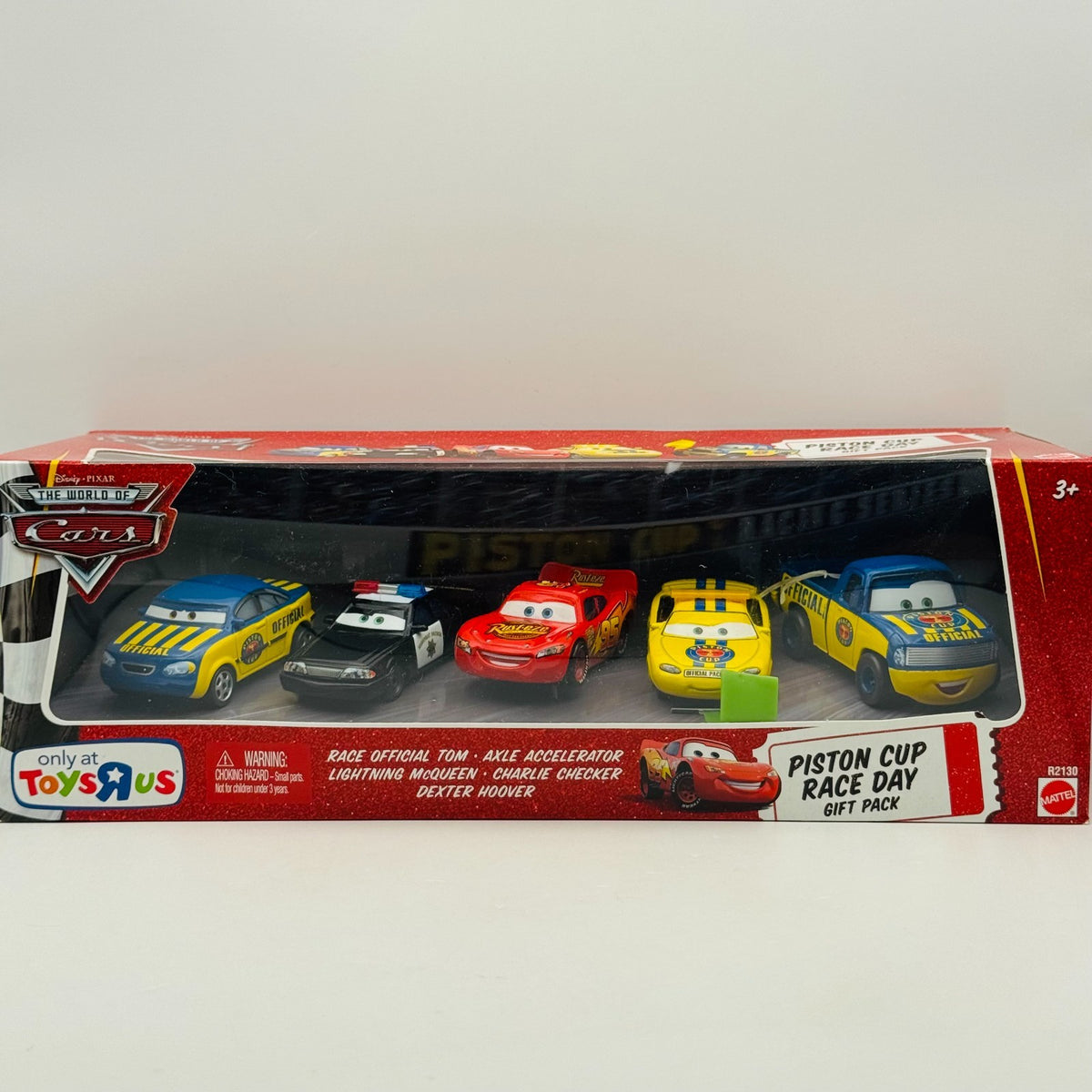 Disney Pixar Cars - PISTON CUP RACE DAY 5-PK DEXTER GREEN FLAG 2009 1:55 Diecast
