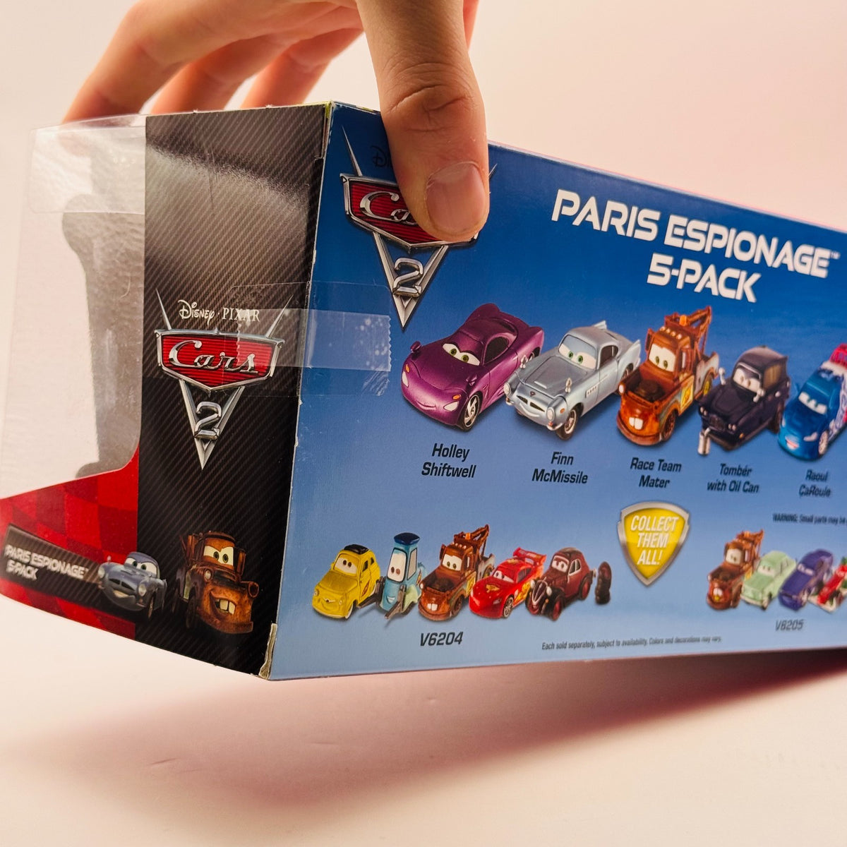Disney Pixar Cars - PARIS ESPIONAGE 5-PK TOMBER WITH OIL CAN 2011 - 1:55 Diecast