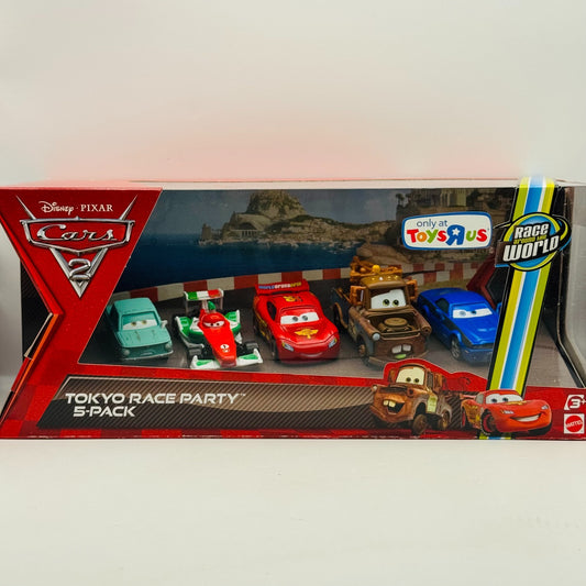 Disney Pixar Cars - TOKYO RACE PARTY 5-PK WASABI MATER ROD 2011 - 1:55 Diecast
