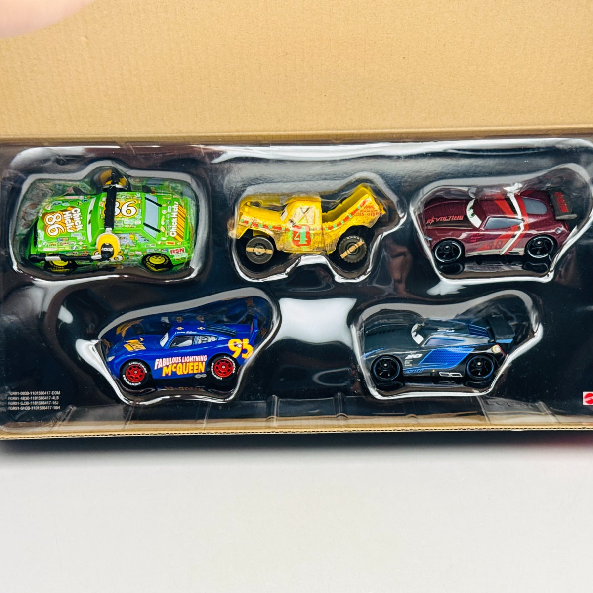 Disney Pixar Cars - AARON CLOCKER 5-PK *CHINA* Cars 3 2017 RARE - 1:55 Diecast