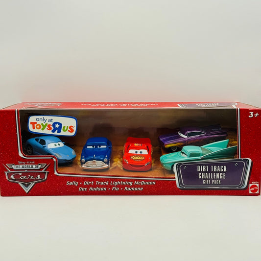 Disney Pixar Cars DIRT TRACK CHALLENGE 5-PK PURPLE RAMONE FLO 2008 1:55 Diecast
