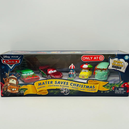 Disney Pixar Cars - MATER SAVES CHRISTMAS 5-PK FILLMORE LUIGI GUIDO 1:55 Diecast