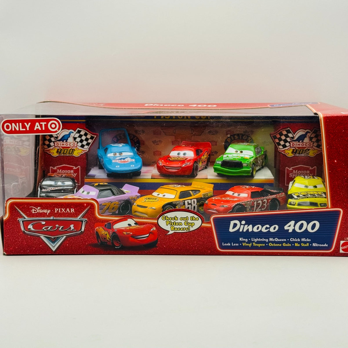Disney Pixar Cars - DINOCO 400 8-PK CHICK CRUSTY VINYL KING 2007 - 1:55 Diecast