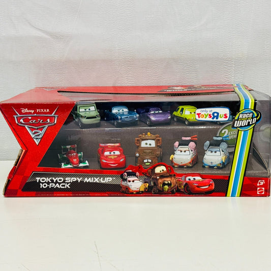 Disney Pixar Cars - TOKYO SPY MIXUP 10-PK WASABI FINN PROFESSOR Z - 1:55 Diecast