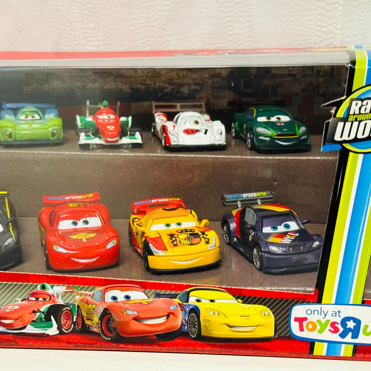 Disney Pixar Cars - WORLD GRAND PRIX RACERS 10-PK Cars 2 2012 - 1:55 Diecast