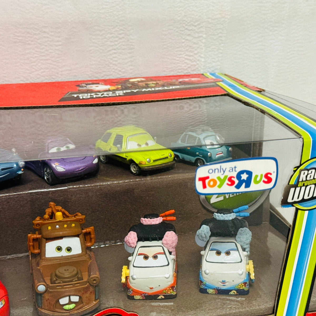 Disney Pixar Cars - TOKYO SPY MIXUP 10-PK WASABI FINN PROFESSOR Z - 1:55 Diecast