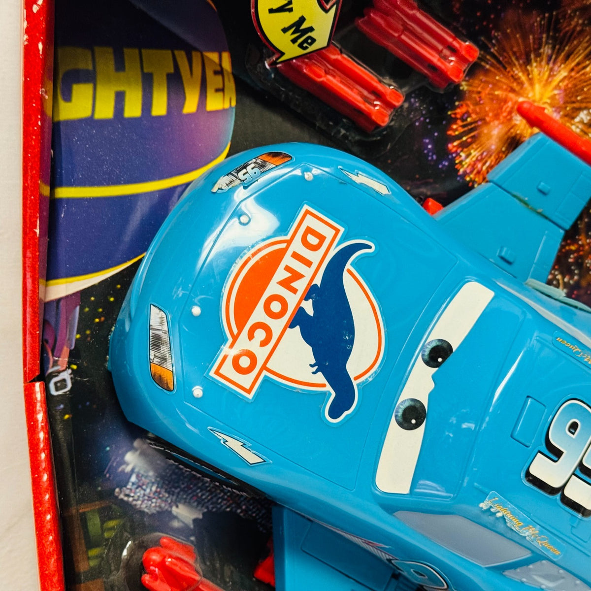 Disney Pixar Cars - LARGE TRANSFORMING LIGHTNING STORM MCQUEEN 2007 - 1:24 Scale