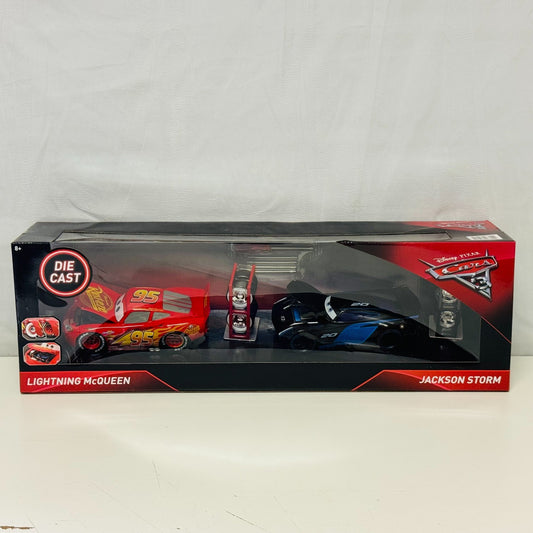 Disney Pixar Cars - JADA CARS 3 MCQUEEN & JACKSON STORM 2-PACK - 1:24 Diecast