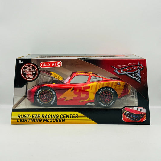 Disney Pixar Cars - JADA RUST-EZE RACING CENTER LIGHTNING MCQUEEN - 1:24 Diecast