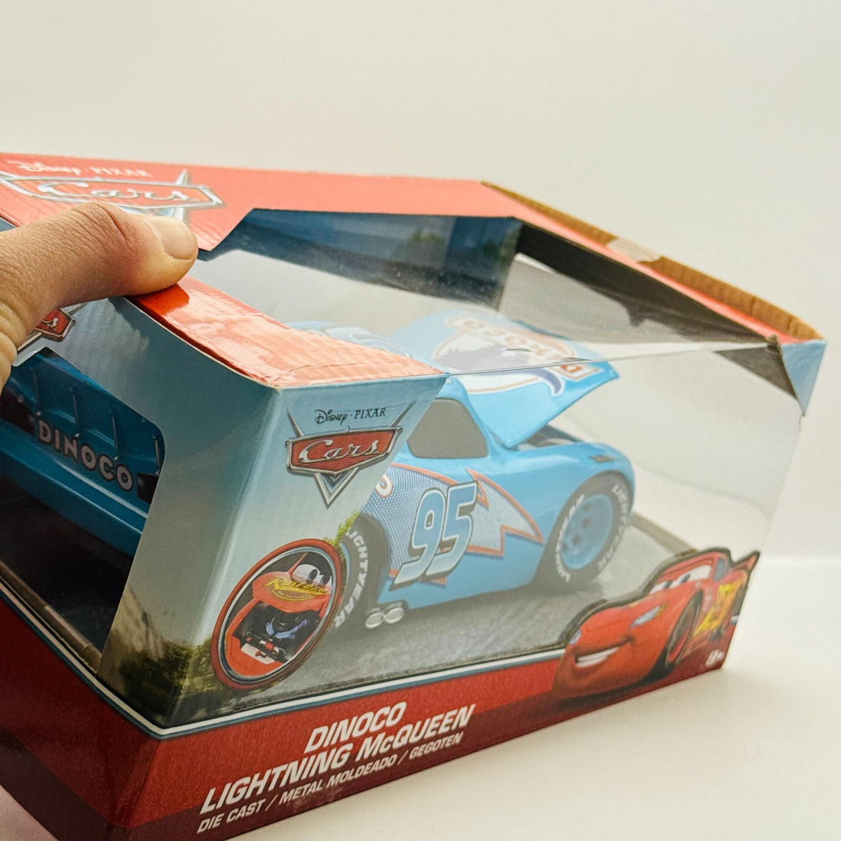 Disney Pixar Cars - JADA DINOCO LIGHTNING MCQUEEN - 1:24 Diecast