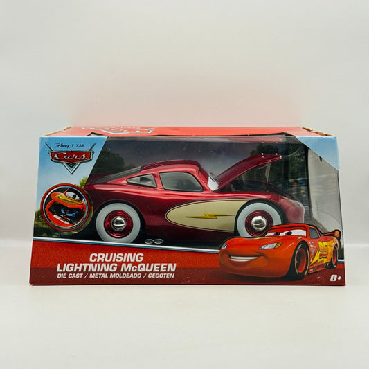 Disney Pixar Cars - JADA CRUISIN' CRUISING LIGHTNING MCQUEEN - 1:24 Diecast