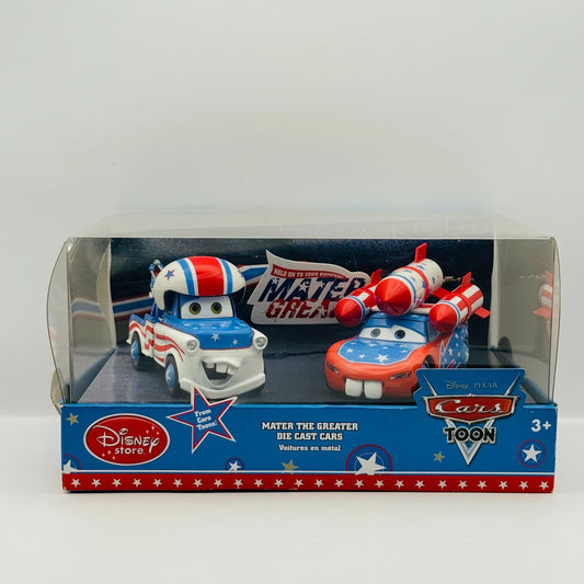 Disney Pixar Cars MATER THE GREATER DAREDEVIL MCQUEEN Disney Store 1:43 Diecast
