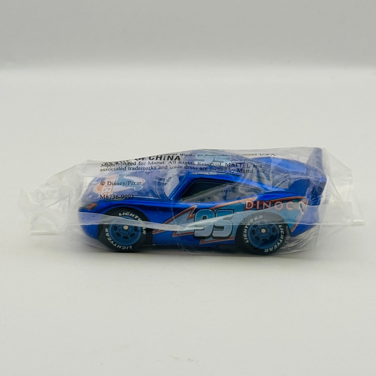 Disney Pixar Cars RANSBURG BLU-RAY LIGHTNING MCQUEEN PROMO BLUE RAY 1:55 Diecast