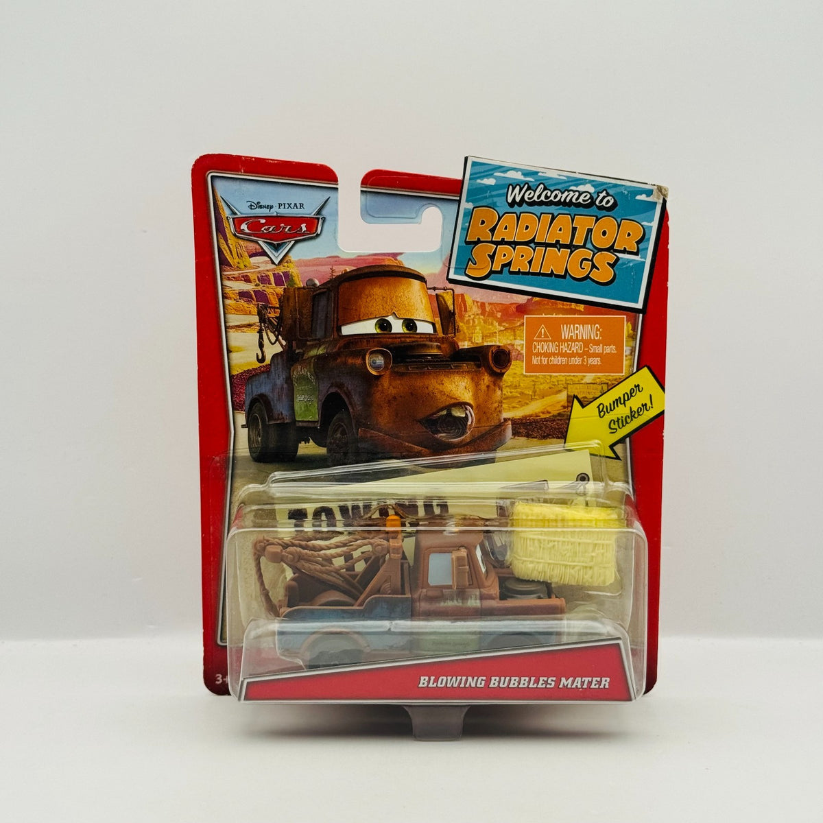 Disney Pixar Cars WELCOME TO RADIATOR SPRINGS BLOWING BUBBLES MATER 1:55 Diecast