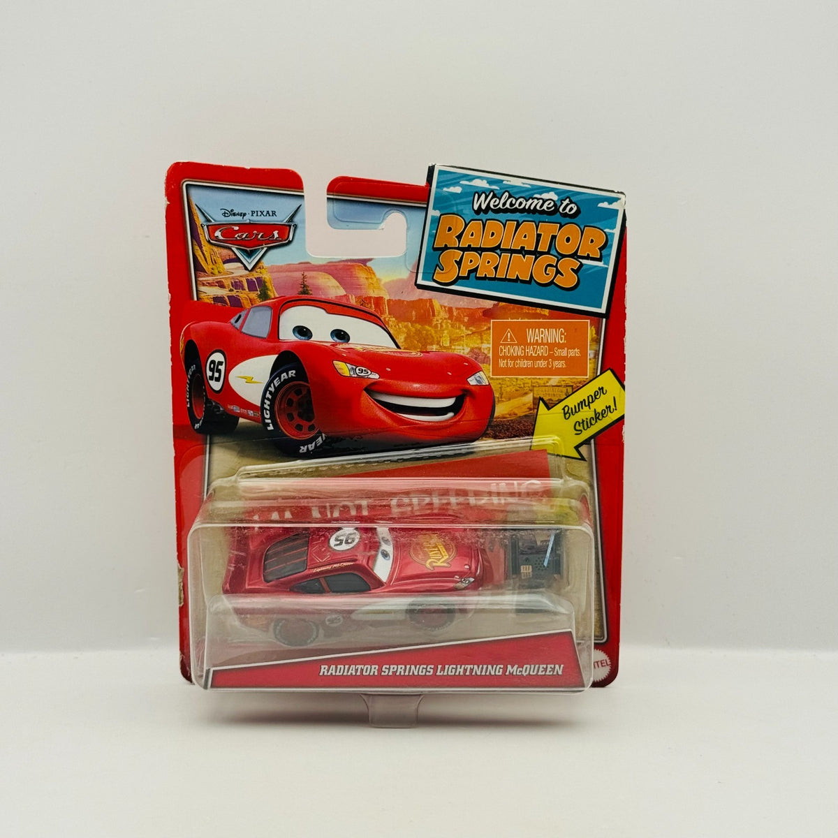 Disney Pixar Cars - WELCOME TO RADIATOR SPRINGS MCQUEEN & TELEPHONE 1:55 Diecas