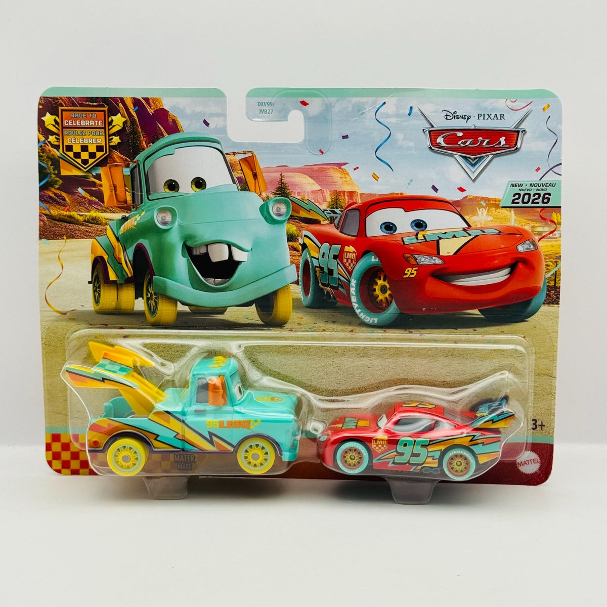 Disney Pixar Cars - 2026 CASE J 12 2PKS CELEBRATE RED BUZZ WOODY - 1:55 Diecast