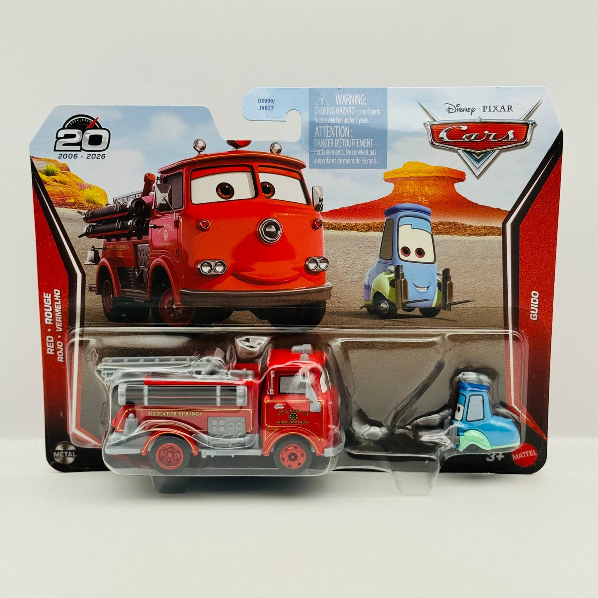 Disney Pixar Cars - 2026 CASE J 12 2PKS CELEBRATE RED BUZZ WOODY - 1:55 Diecast