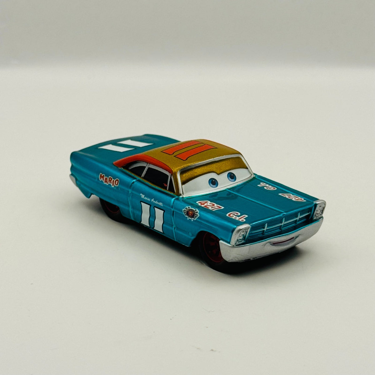 Disney Pixar Cars - METALLIC MARIO ANDRETTI Scavenger Hunt 2018 - 1:55 Diecast