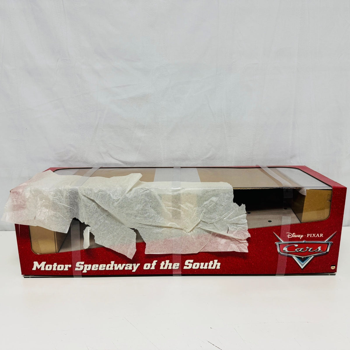 Disney Pixar Cars SPEEDWAY OF THE SOUTH SET APPLE CAR OPENED ONLY FOR INSPECTION