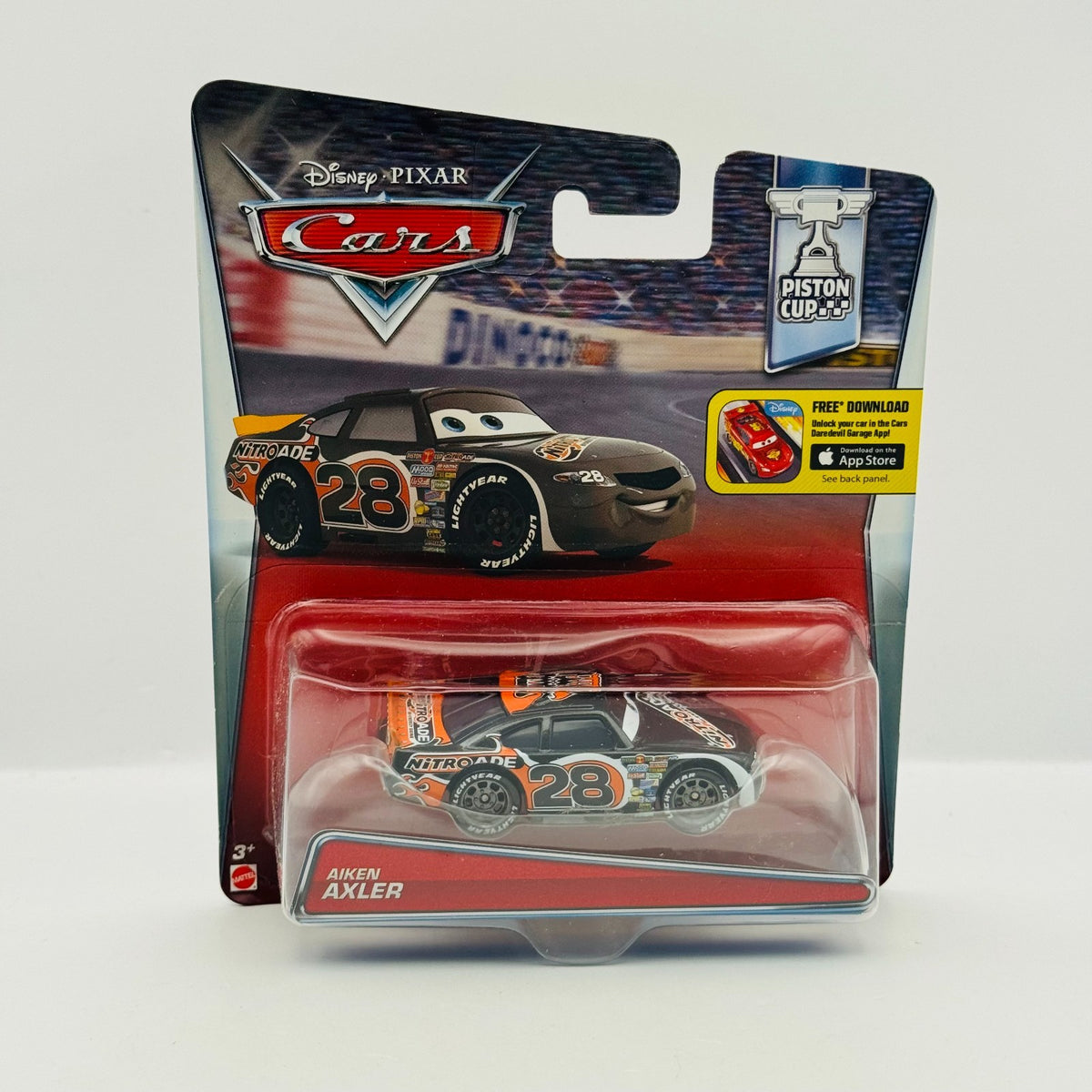 Disney Pixar Cars - NITROADE AIKEN AXLER Piston Cup 2016 - 1:55 Diecast