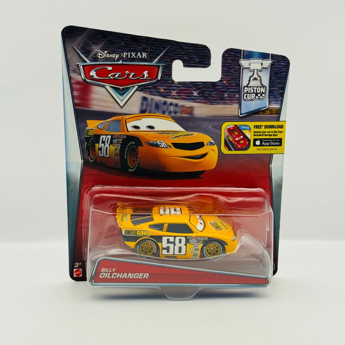 Disney Pixar Cars - OCTANE GAIN BILLY OILCHANGER Piston Cup 2016 - 1:55 Diecast