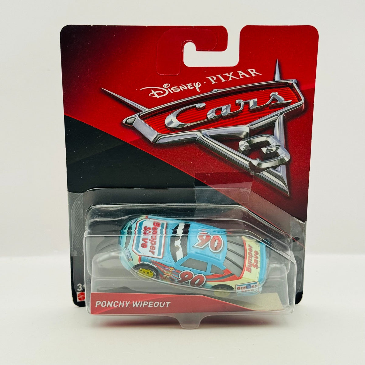 Disney Pixar Cars - PONCHY WIPEOUT BUMPER SAVE Veteran Cars 3 2017 -1:55 Diecast