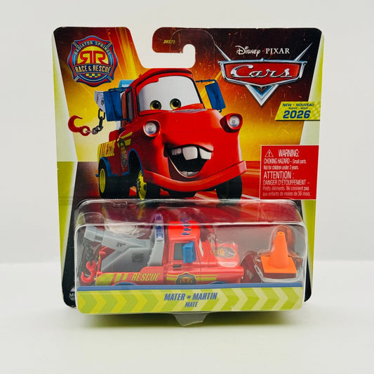 Disney Pixar Cars - NEON RACE & RESCUE MATER + ACCESSORIES 2026 - 1:55 Diecast