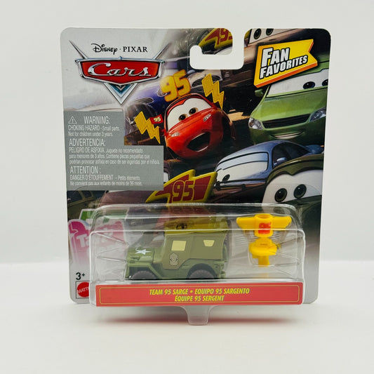 Disney Pixar Cars - FAN FAVORITES TEAM 95 SARGE PISTON CUP HAT - 1:55 Diecast