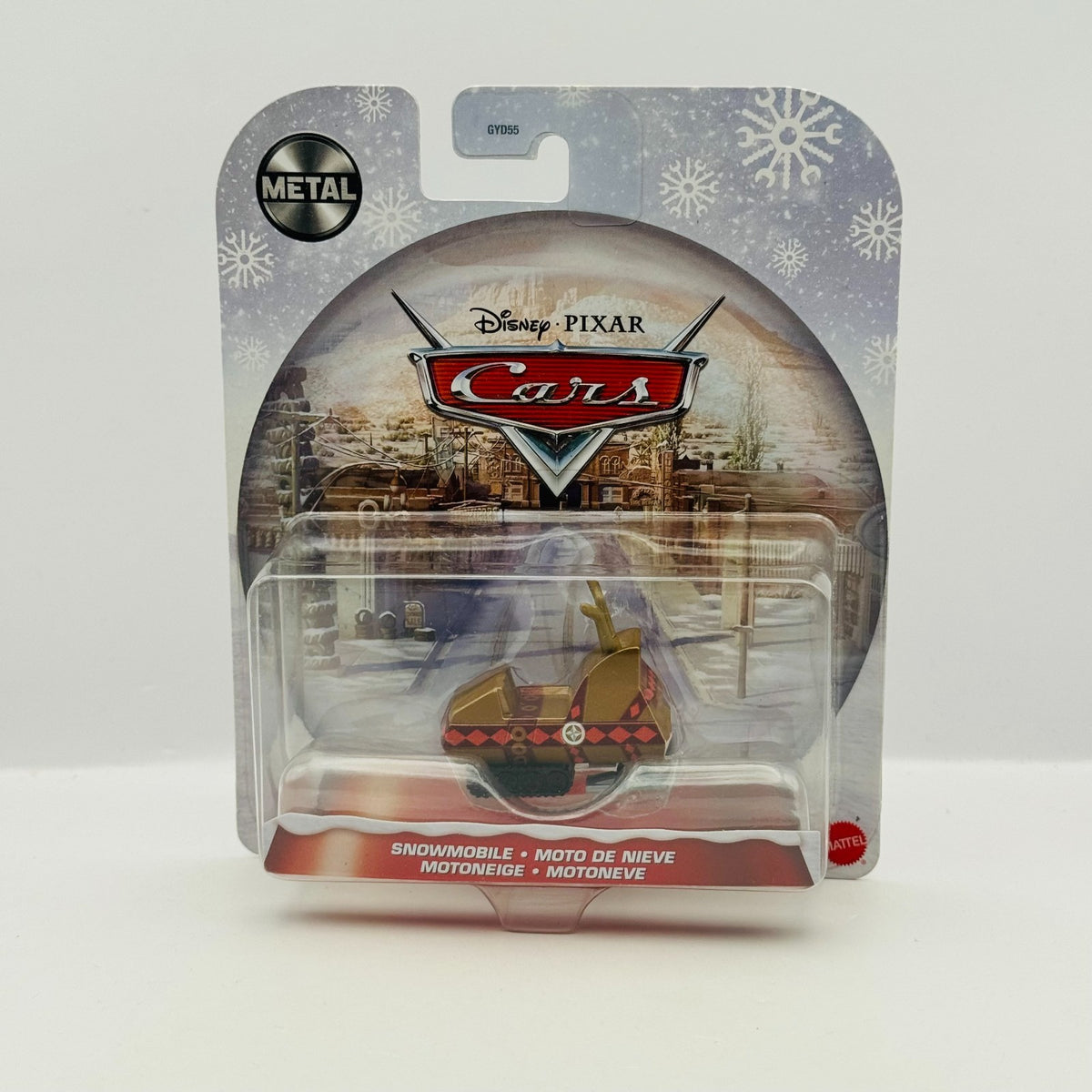Disney Pixar Cars - WINTERTIME REINDEER SNOWMOBILE Christmas - 1:55 Diecast