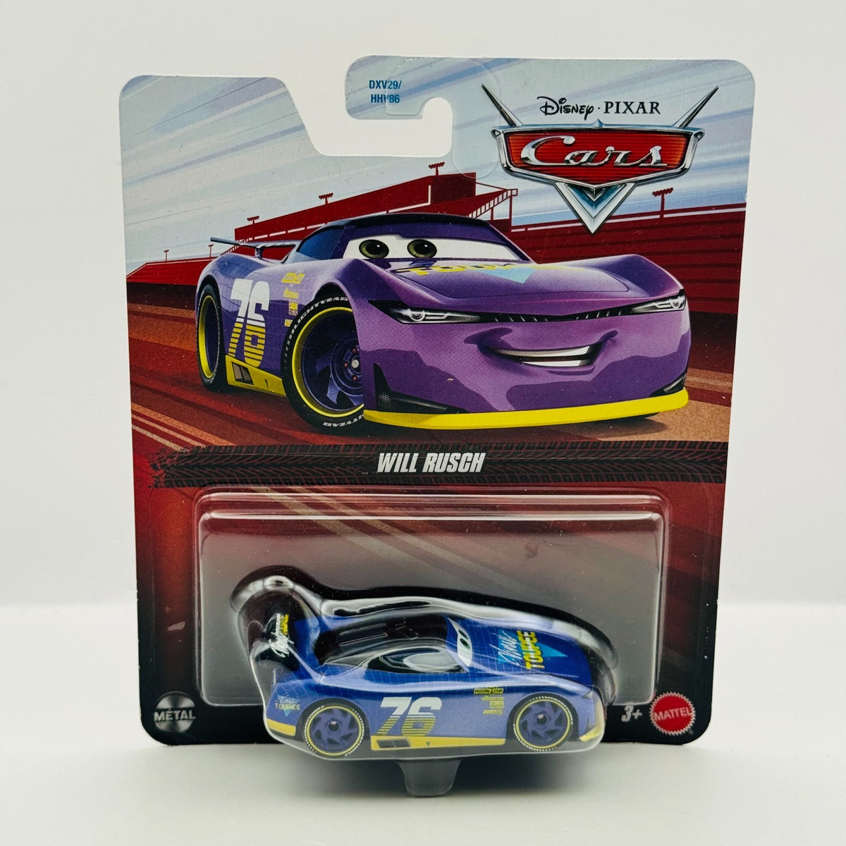 Disney Pixar Cars - WILL RUSCH VINYL TOUPEE Next Gen 2026 - 1:55 Diecast