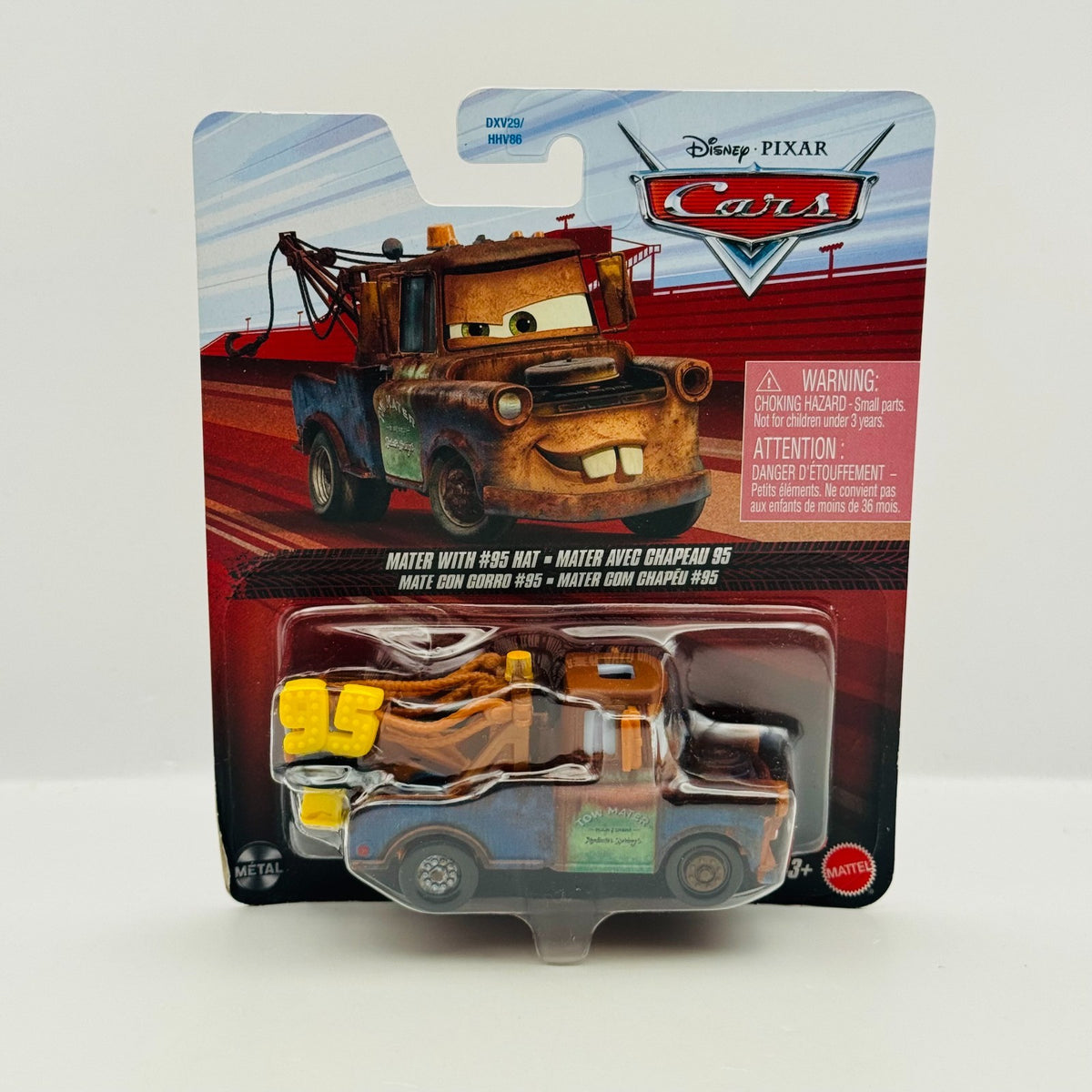 Disney Pixar Cars - MATER WITH #95 HAT Cars 3 2026 - 1:55 Diecast