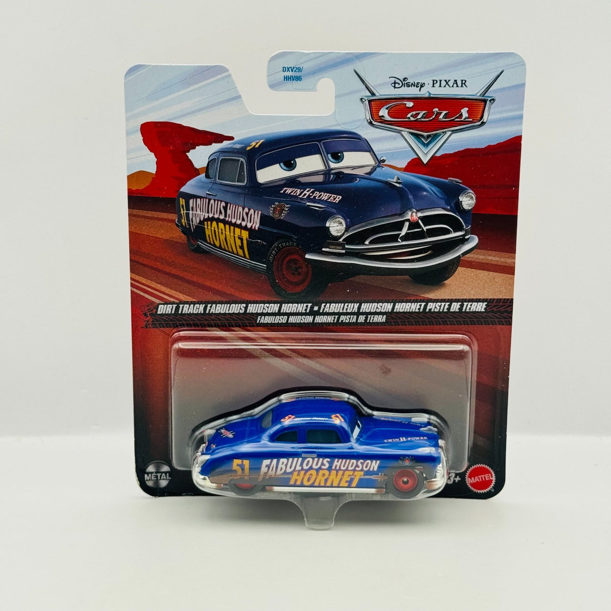 Disney Pixar Cars - DIRT TRACK FABULOUS HUDSON HORNET DOC 2026 - 1:55 Diecast