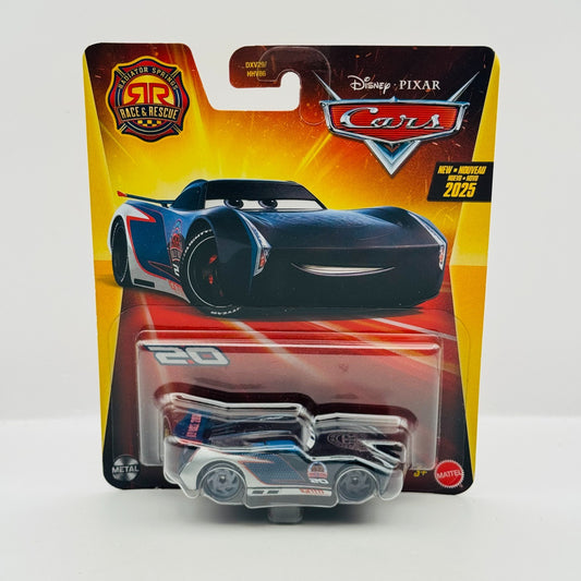 Disney Pixar Cars - RACE & RESCUE JACKSON STORM 2025 - 1:55 Diecast