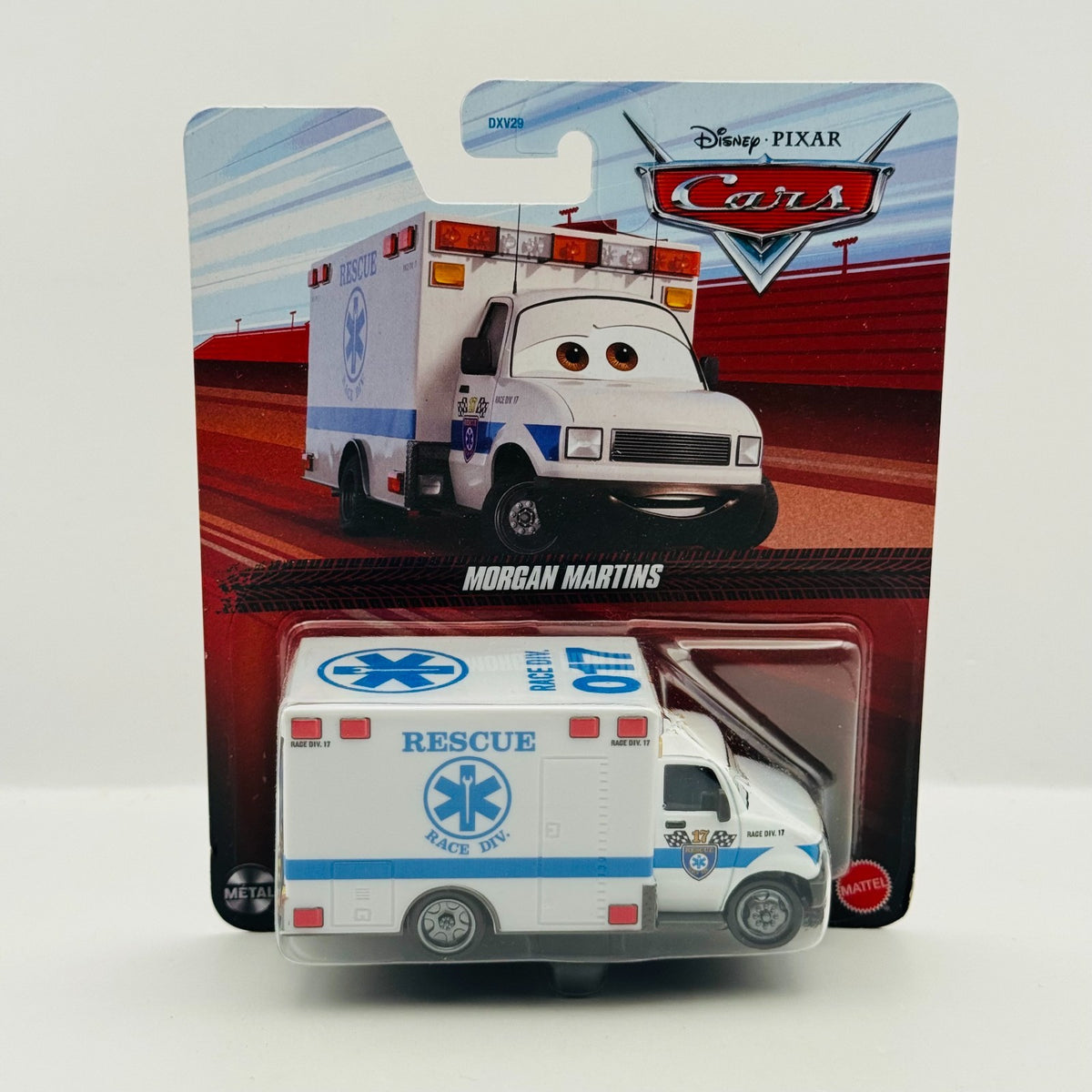 Disney Pixar Cars - MORGAN MARTINS AMBULANCE Cars 3 2026 - 1:55 Diecast