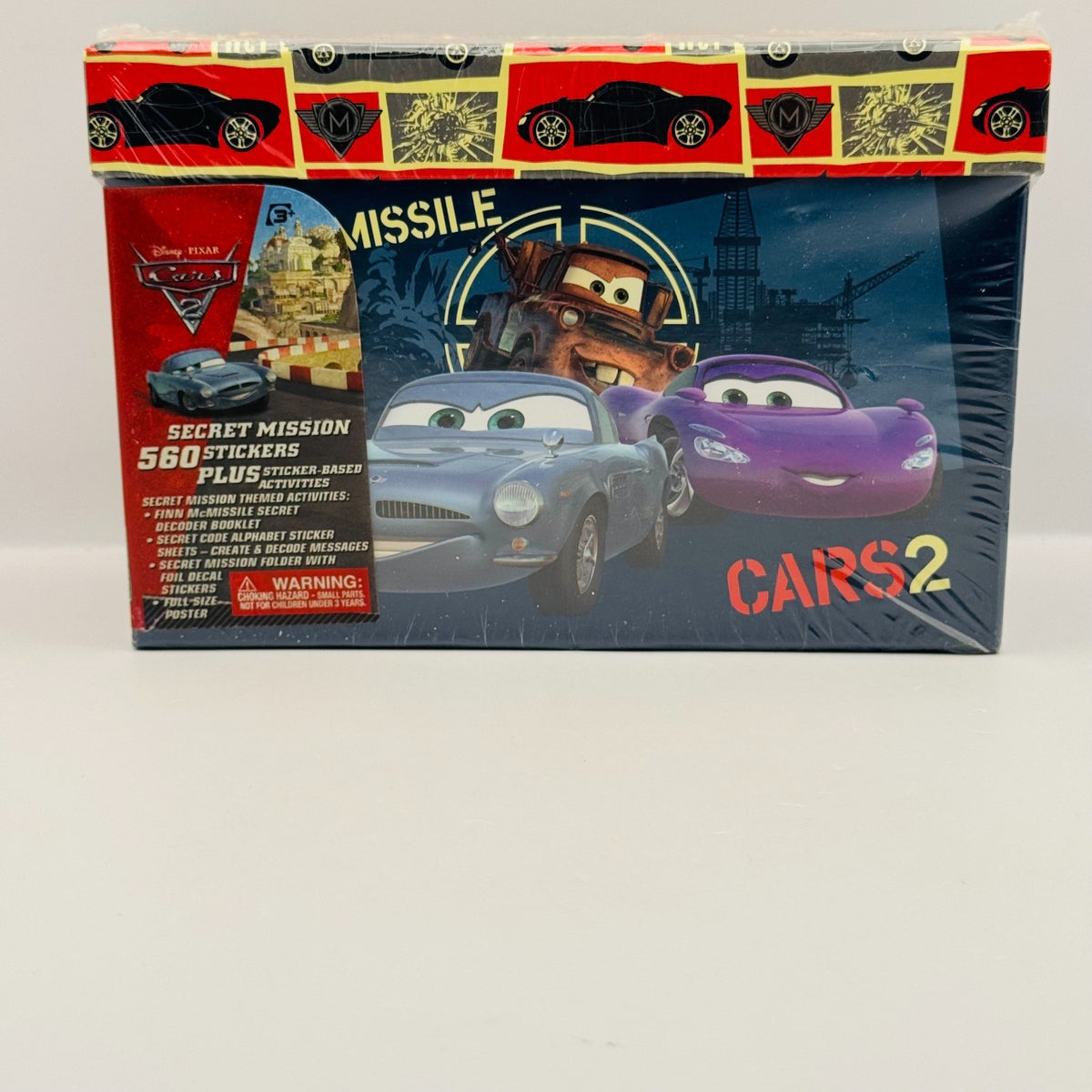 Disney Pixar Cars - CARS 2 SECRET MISSION STICKERS OVER 560! - 2011