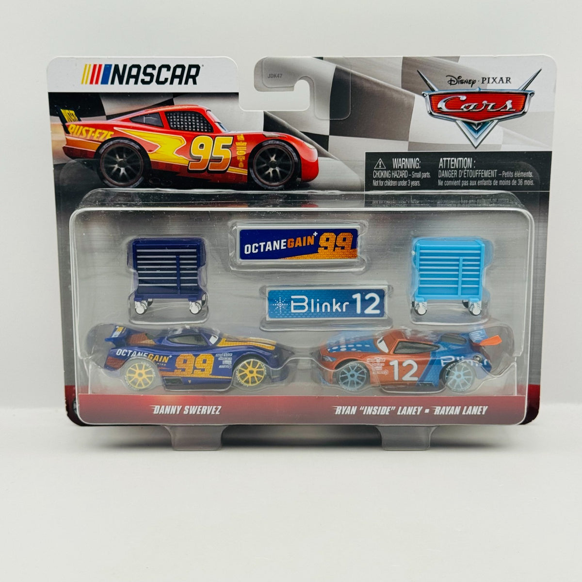 Disney Pixar Cars - NASCAR DANNY SWERVEZ RYAN LANEY ACCESSORY - 1:55 Diecast