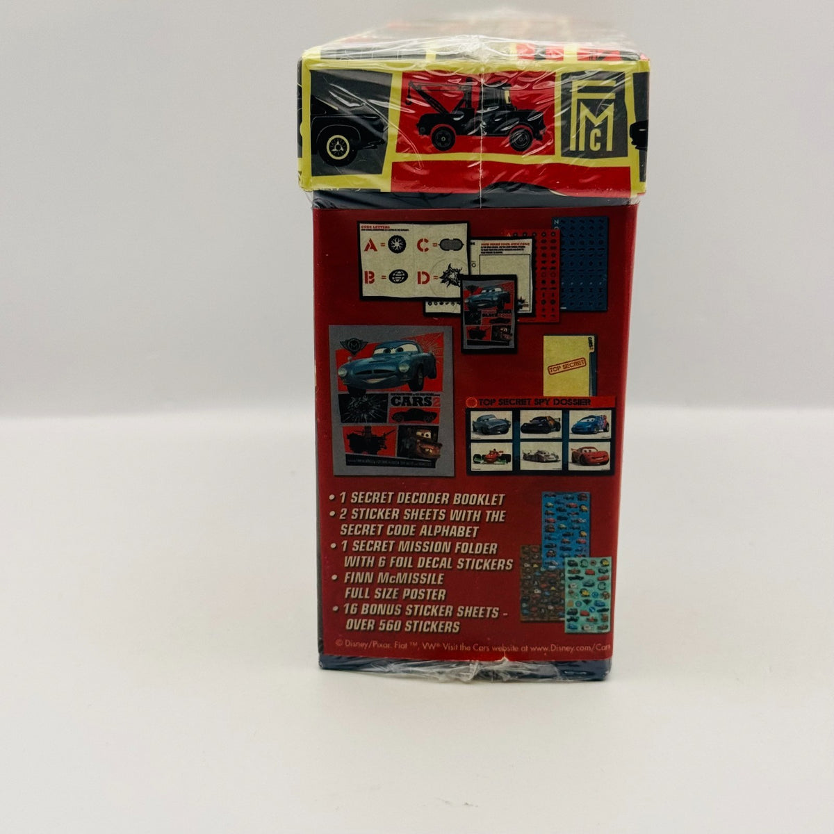 Disney Pixar Cars - CARS 2 SECRET MISSION STICKERS OVER 560! - 2011