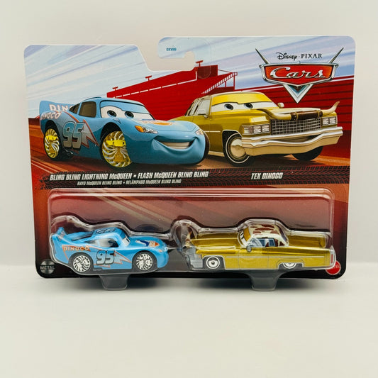 Disney Pixar Cars - TEX DINOCO & BLING BLING LIGHTNING MCQUEEN 2026 1:55 Diecast