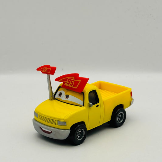 Disney Pixar Cars - YELLOW PICKUP FAN CUSTOM - 1:55 Diecast