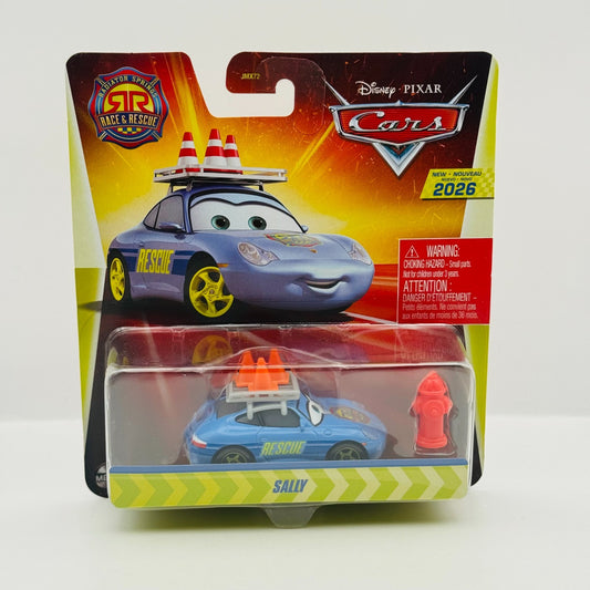 Disney Pixar Cars - RACE & RESCUE SALLY + ACCESSORY 2026 - 1:55 Diecast