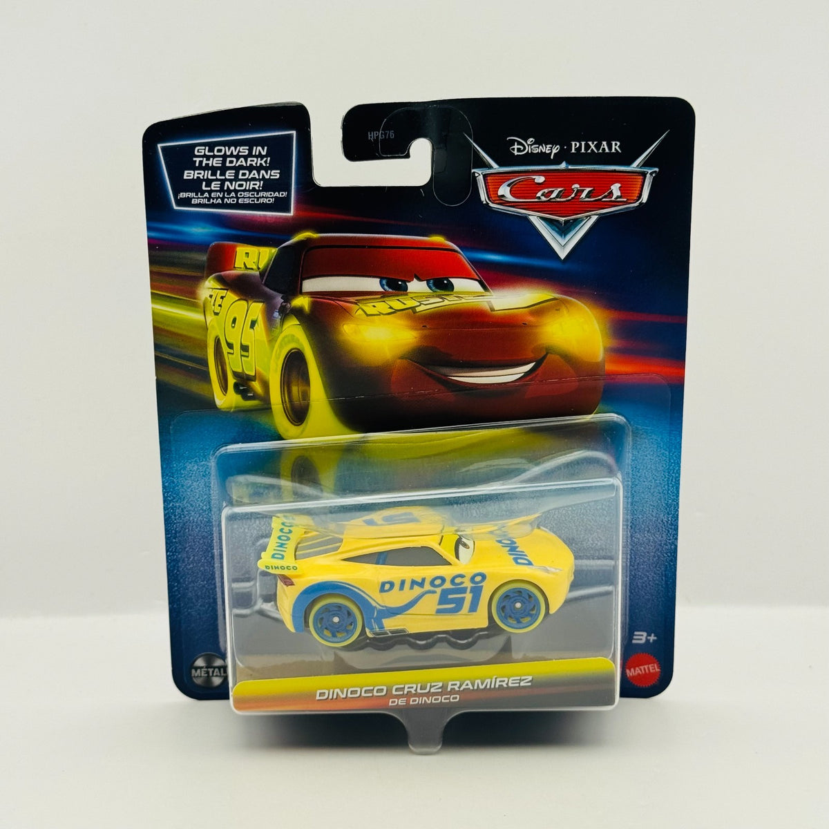 Disney Pixar Cars - GLOW RACERS CRUZ RAMIREZ (Glow In The Dark) - 1:55 Diecast