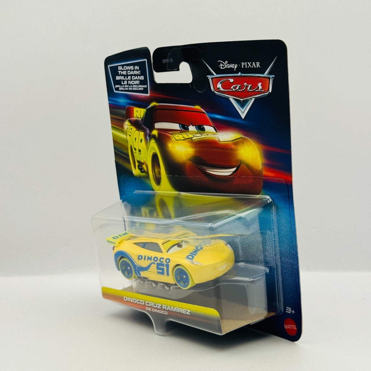 Disney Pixar Cars - GLOW RACERS CRUZ RAMIREZ (Glow In The Dark) - 1:55 Diecast